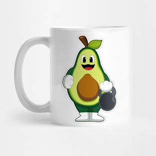 Avocado at Strength training with Dumbbells Mug